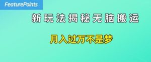 简单操作,每天50美元收入,搬运就是赚钱的秘诀【揭秘】-聊项目
