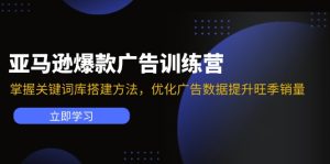(11858期)亚马逊爆款广告训练营:掌握关键词库搭建方法,优化广告数据提升旺季销量-聊项目