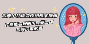 医美IP打造变现闭环实操班,打造能变现的IP商业闭环,医美玩家必看(22节)-聊项目