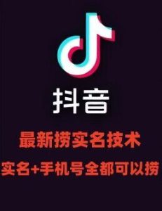 最新技术抖音捞实名+捞手机号技术,抖音直播封禁释放十名/手机号,直接替换出来!-聊项目