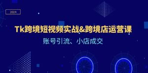 (12152期)Tk跨境短视频实战&跨境店运营课:账号引流、小店成交-聊项目