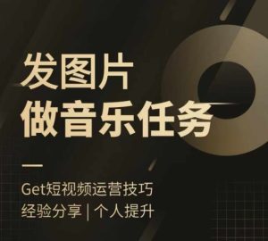 头条图文音乐任务,发图片做音乐任务,简单易上手-聊项目