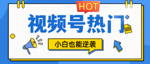 视频号分成计划热门赛道,把握流量,小白也能逆袭-聊项目