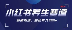 AI+可画生成小红书养生作品,新手暴力起号,矩阵操作,轻松日入3张+-聊项目