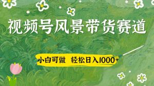视频号AI风景加国学文案带货赛道,小白可做,轻松日入四位数-聊项目