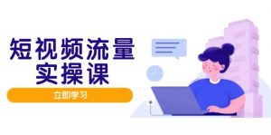 短视频流量实战班,人设打造内容优化,矩阵投放管控有序,助力流量变现路-聊项目