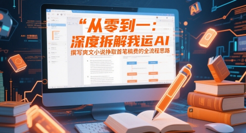 从零到一：深度拆解我运用AI撰写爽文小说挣取首笔稿费的全流程思路-聊项目