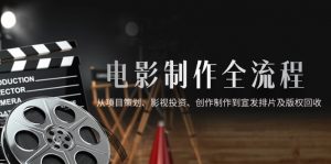 电影制作全流程，从项目策划、影视投资、创作制作到宣发排片及版权回收-聊项目