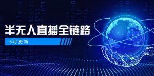 半无人直播全链路:AI数字人+千川截流实战,女装选品与防违规处理稳定玩法(5月更新)-聊项目