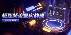 短视频流量实战课,从平台选择到内容变现,爆款公式与投放技巧-聊项目