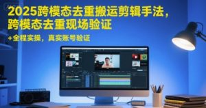 2025跨模态去重搬运剪辑手法，跨模态去重现场验证 +全程实操，真实账号验证-聊项目