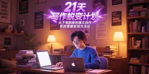21天写作蜕变计划，从下笔困难到爆文创作，系统掌握变现方法论-聊项目