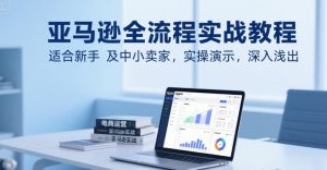 亚马逊全流程实战教程，适合新手及中小卖家，实操演示，深入浅出-聊项目