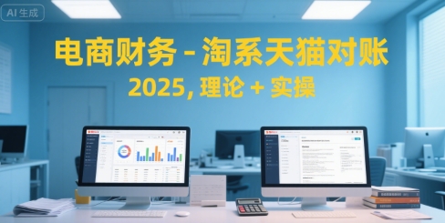 电商财务-淘系天猫对账2025，理论+实操-聊项目