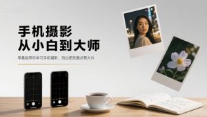 手机摄影从小白到大师,零基础带你学习手机摄影,拍出朋友圈点赞大片-聊项目