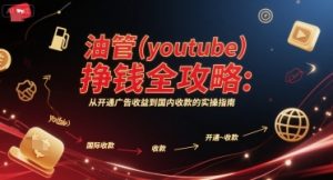 油管(youtube)挣钱全攻略:从开通广告收益到国内收款的实操指南(更新)-聊项目