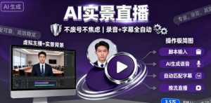 宝子哥9月20日线下课,AI实景直播,不废号不焦虑(录音+字幕)-聊项目