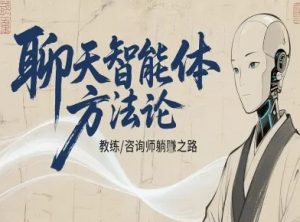 聊天智能体方法论-咨询师教师个人IP教程,咨询师教练躺賺之路-聊项目