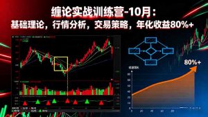 缠论实战训练营-10月:基础理论,行情分析,交易策略,年化收益80%+-聊项目