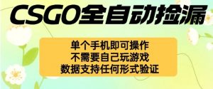 自动挂G捡漏,不用自己挂G不用玩游戏,一个手机即可操作,新手小白轻松月入1W+【揭秘】-聊项目