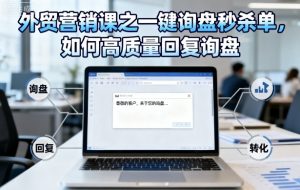 外贸营销课之一键询盘秒杀单,如何高质量回复询盘-聊项目
