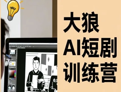 大狼AI短剧训练营-短剧课程(更新中)-聊项目