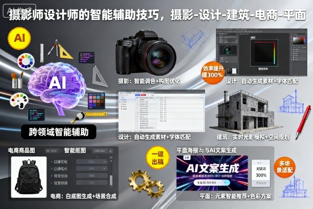 摄影师设计师的智能辅助技巧，摄影-设计-建筑-电商-平面-聊项目