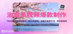 治愈系视频爆款制作,700万播放量案例解析,图片转视频,海量风景提示词,新手直接用-聊项目
