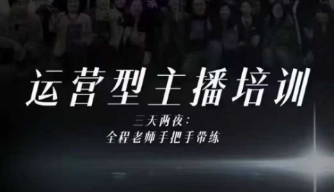 婉婉运营型主播培训线下课，主播四大能力，十小时线下录像+字幕，内容比线上课干-聊项目