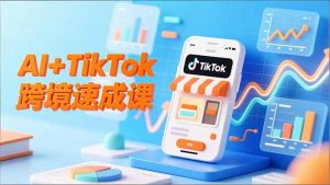AI+TikTok跨境速成课,智能翻译、店铺定位、流程拆解,7天高效上线运营-聊项目