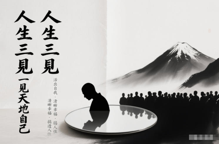 人生三见一见天地见众生见自己，活出自我拥有清晰幸福人生，搞透人性-聊项目