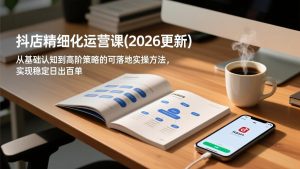 抖店精细化运营课(2026更新-聊项目