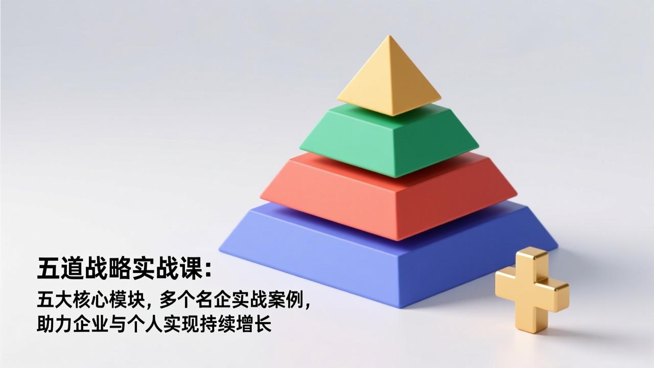 五道战略实战课：五大核心模块，多个名企实战案例，助力企业与个人实现持续增长-聊项目