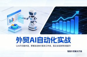 外贸AI自动化实战，让AI不仅能对话，更能自动执行复杂工作流，真正实现效率10倍跃升-聊项目