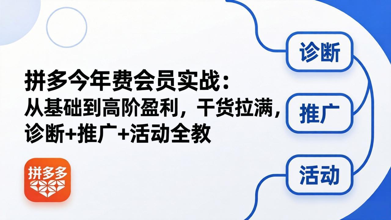 拼多多年费会员实战(更新26年4月28-聊项目