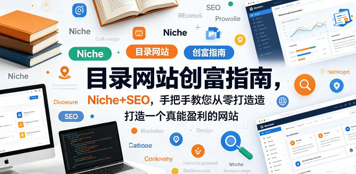 目录网站创富指南，Niche+SEO，手把手教您从零打造打造一个真能盈利的网站【原创双语字幕】-聊项目
