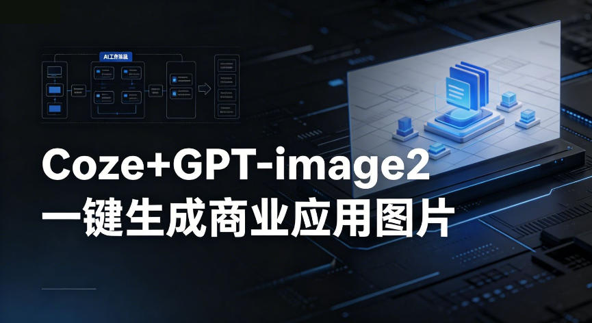 【Coze工作流搭建实操教程】coze+GPT-image2一键生成商业应用图片，全流程保姆级教学-聊项目