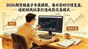 2026期货操盘手专属课程-更新6月，每日实时行情复盘，适配短线玩家打造成熟交易模式-聊项目