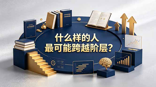 付费文章：什么样的人最可能跨越阶层？具备这五种特质，普通人也能顺利跨越阶层-聊项目