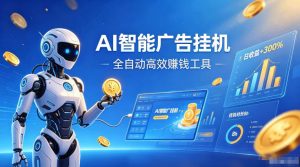 AI智能广告挂G，在家自动賺收益，全程无需人工操作、不用直播、不用拉人【揭秘】-聊项目
